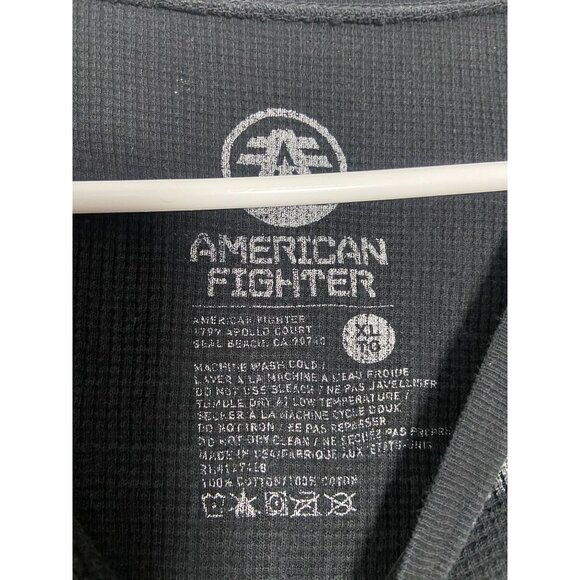 American Fighter Men's 1974 Premium Athletics Long Sleeve Shirt Camo print sz XL - Picture 4 of 16